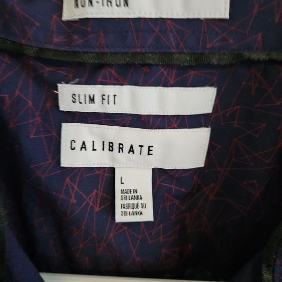 Nordstrom Purple Patterned Casual Shirt - Picture 2 of 2